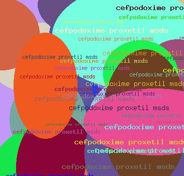 CEFPODOXIME PROXETIL MSDS